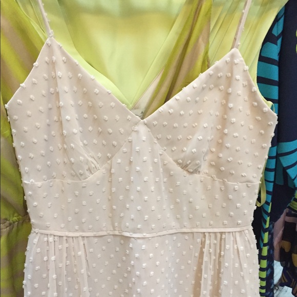 J. Crew delicate cream dotted dress - Picture 2 of 4